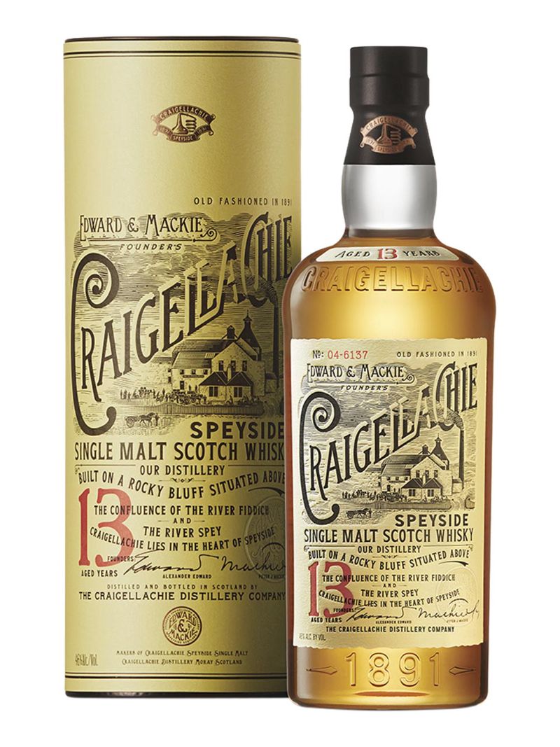 Craigellachie 13y Speyside Single Malt Scotch Whisky 46% 1L Geschenkverpackung