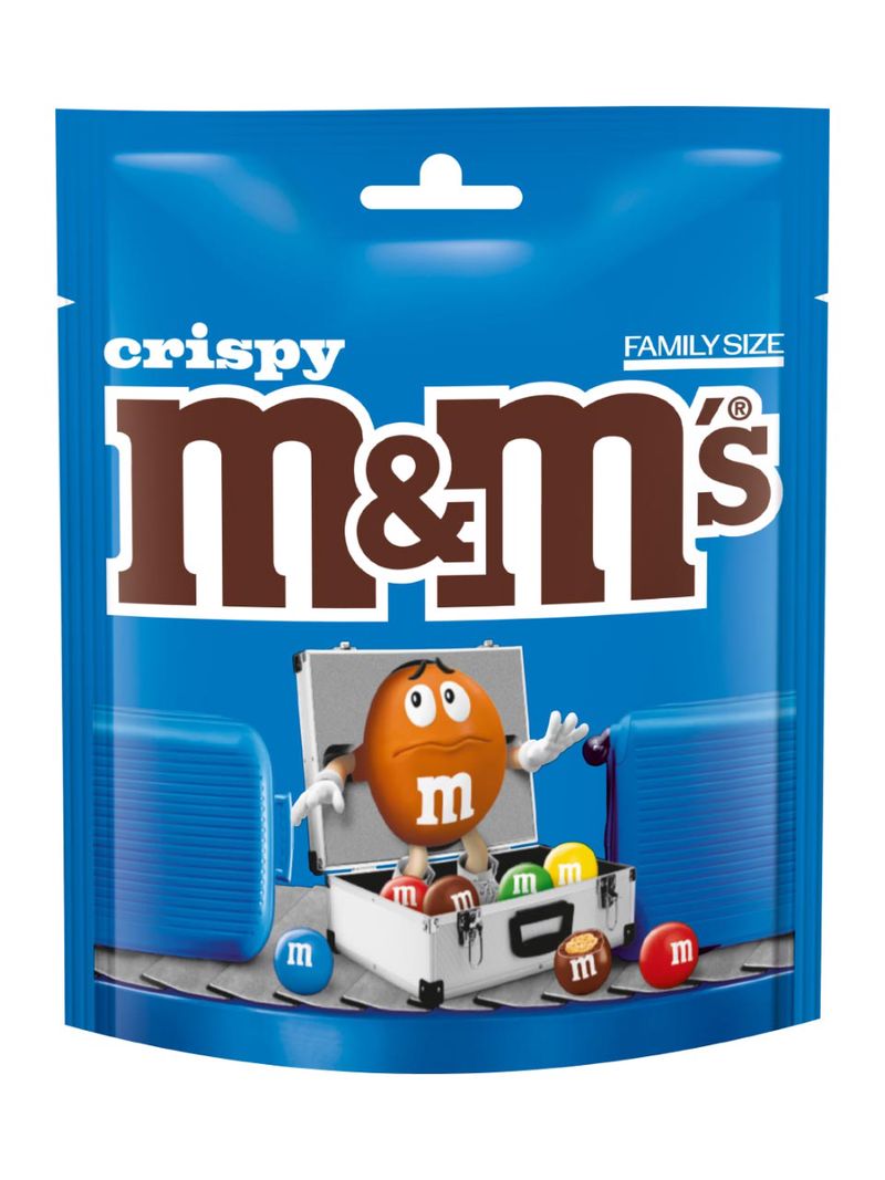M&M's Crispy Knusperreiskern in Milchschokolade mit Zuckerüberzug 281g