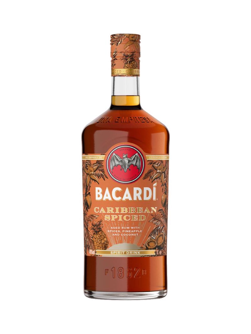 Bacardi Carribean Spiced 40% 1L