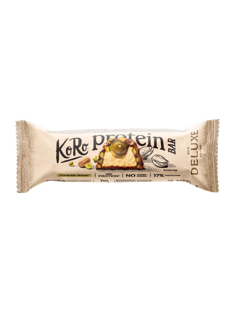 KoRo Proteinriegel Deluxe mit Pistazienbutter 55g