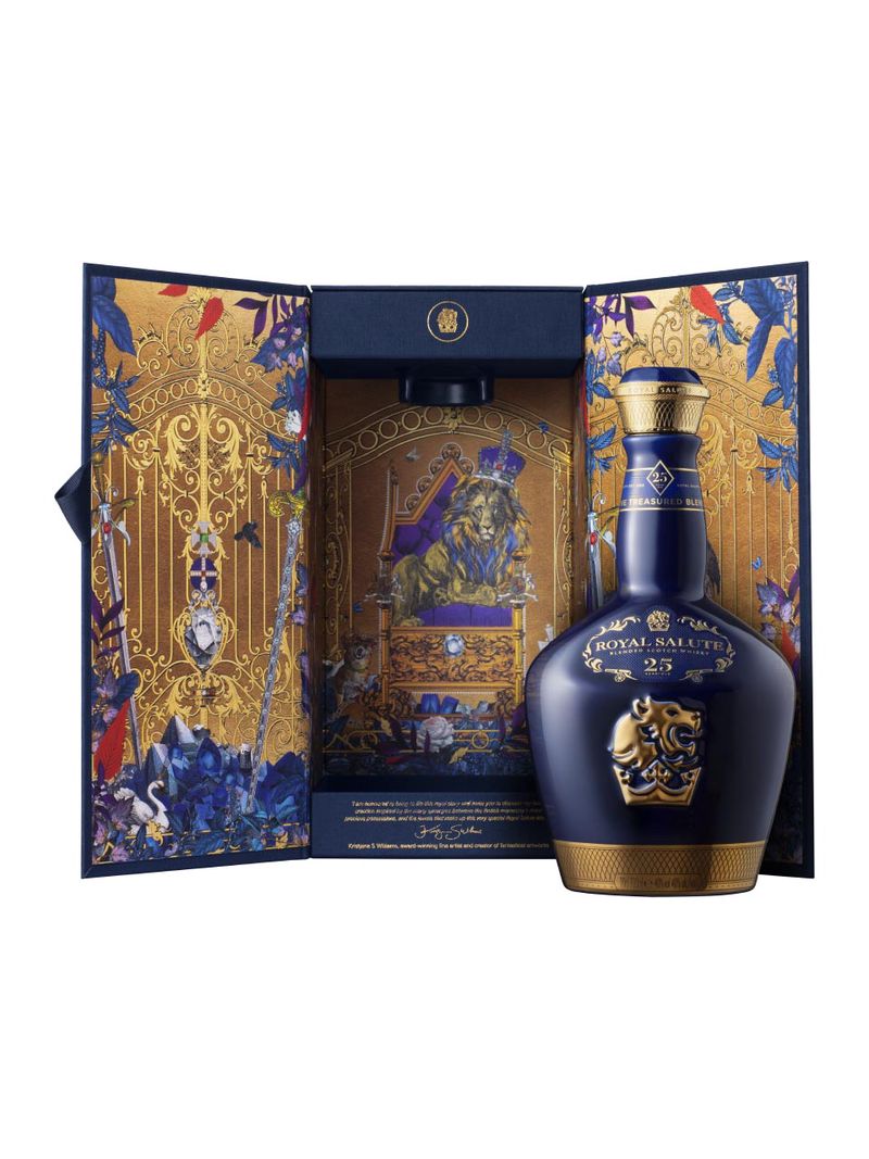 Royal Salute 25y Treasured Blend - Blended Scotch Whisky 0.7L 40% Geschenkverpackung