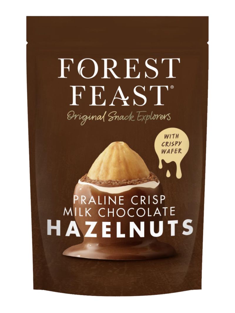 Forest Feast Praliné-Crisp Milchschokolade Haselnüsse 100g