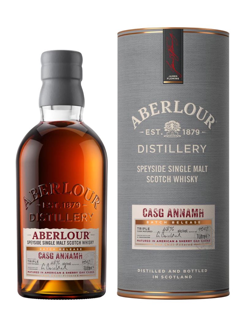 Aberlour Casg Annamh Speyside Single Malt Scotch Whisky 48% 1L Geschenkverpackung