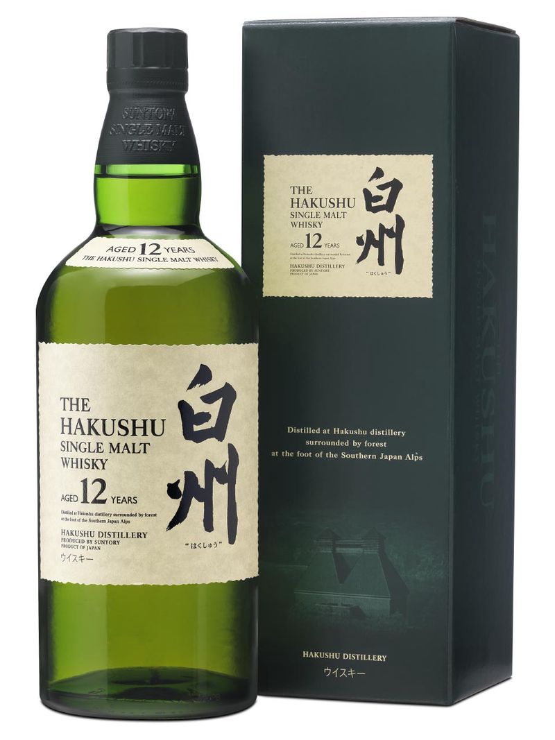 Hakushu 12y Japanese Single Malt Whisky 43% 0.7L Geschenkverpackung