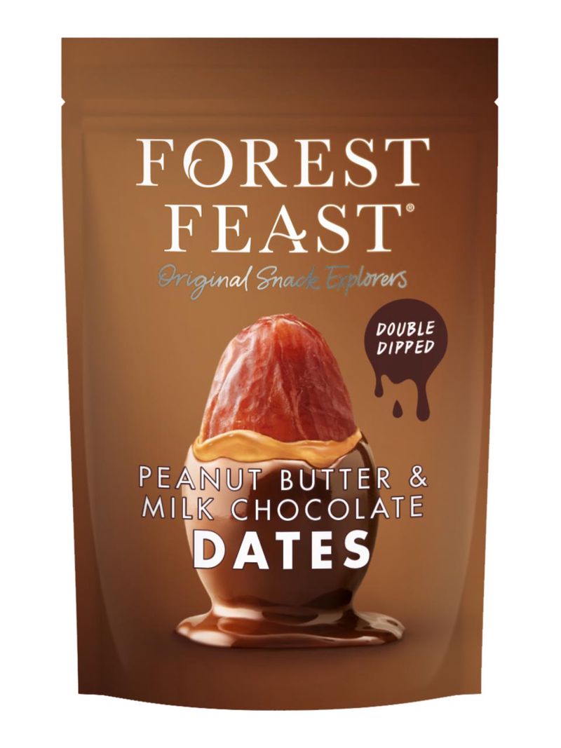 Forest Feast Milchschokolade Erdnussbutter Datteln 140g
