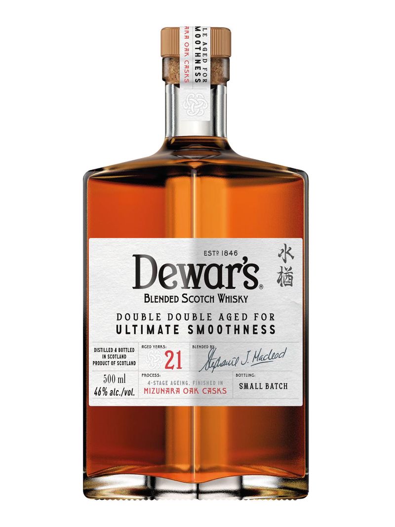 DEWAR'S DOUBLE DOUBLE 21 MIZUNARA OAK CASK FINISH