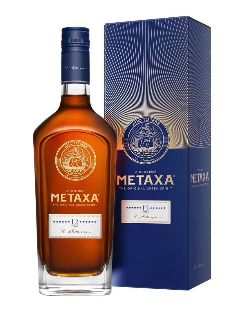 Metaxa 12* Brandy 40% 1L Geschenkverpackung