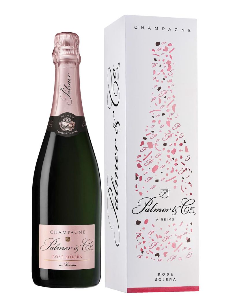 Palmer & Co., Rosé Solera, Champagne, AOC, brut, rosé (Geschenkverpackung) 0.75L