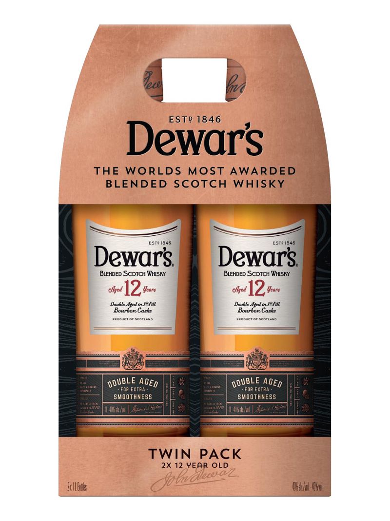 DEWAR'S 12YO TWIN PACK 40% 2*100CL