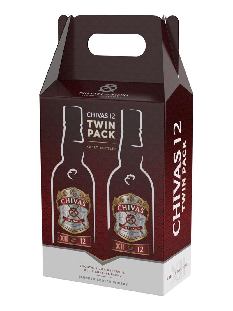 Chivas Regal 12y Blended Scotch Whisky 40% 2x1L Twinpack