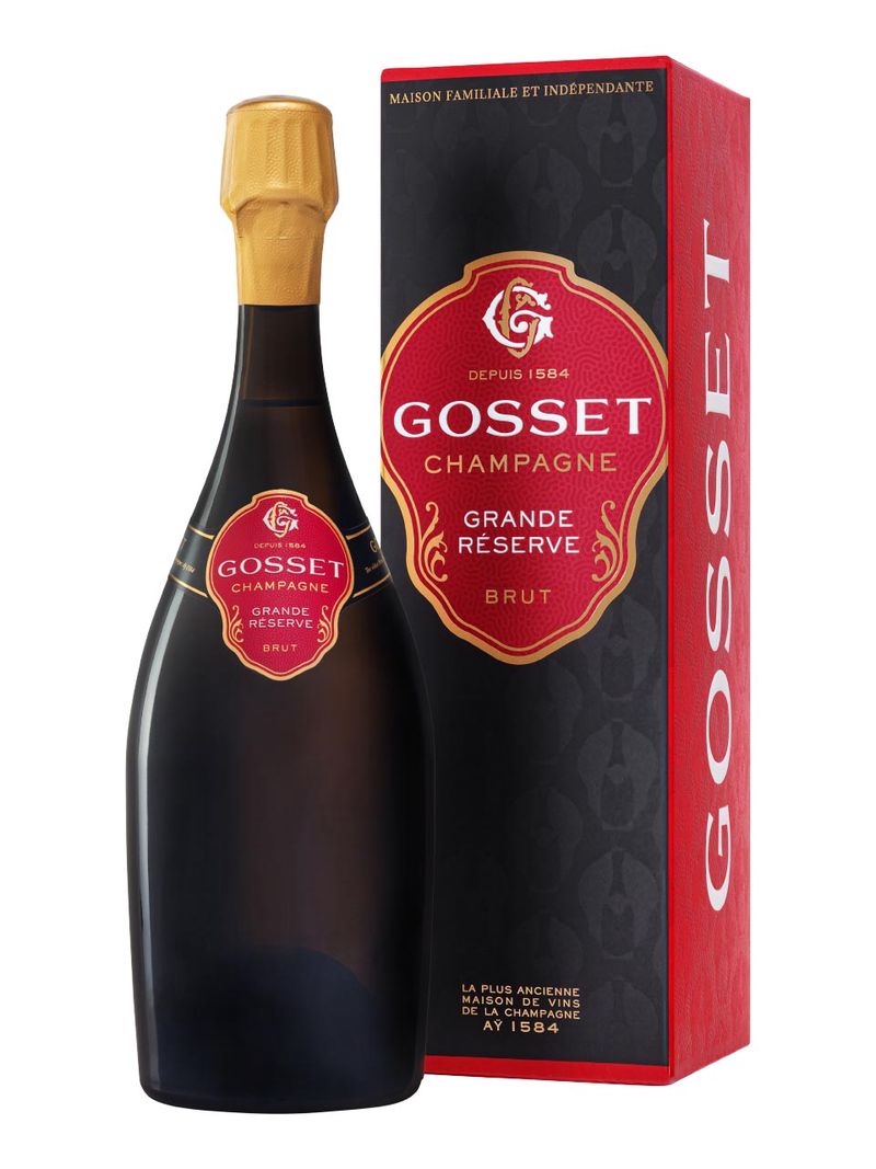 Champagne Gosset, Grand Réserve, Champagne, AOC, brut, weiß 0.75L (Geschenkverpackung)