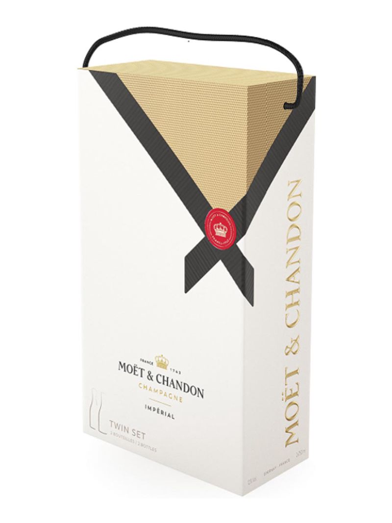Moët & Chandon Twinpack Brut Imperial 2x0.75L Geschenkpackung