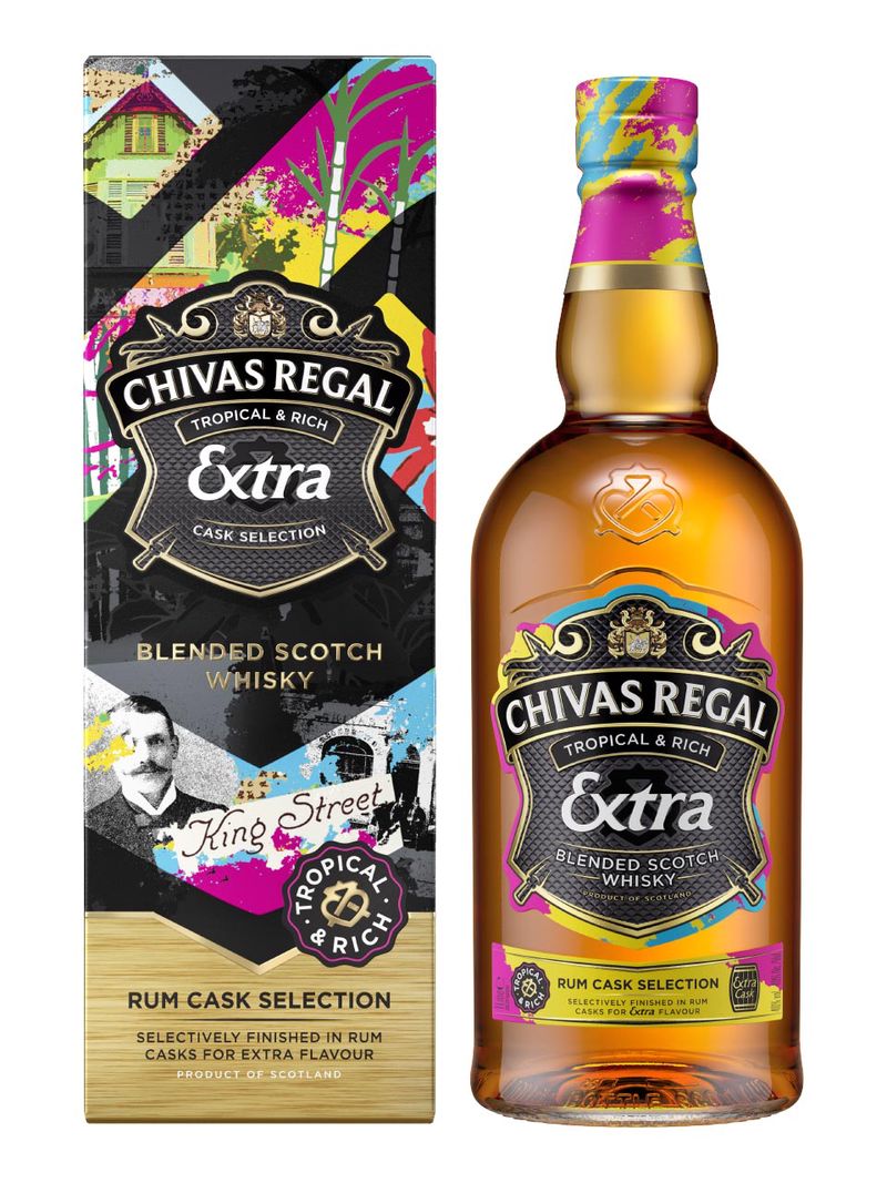 Chivas Regal 13y Rum Cask Blended Scotch Whisky 40% 1L Geschenkverpackung