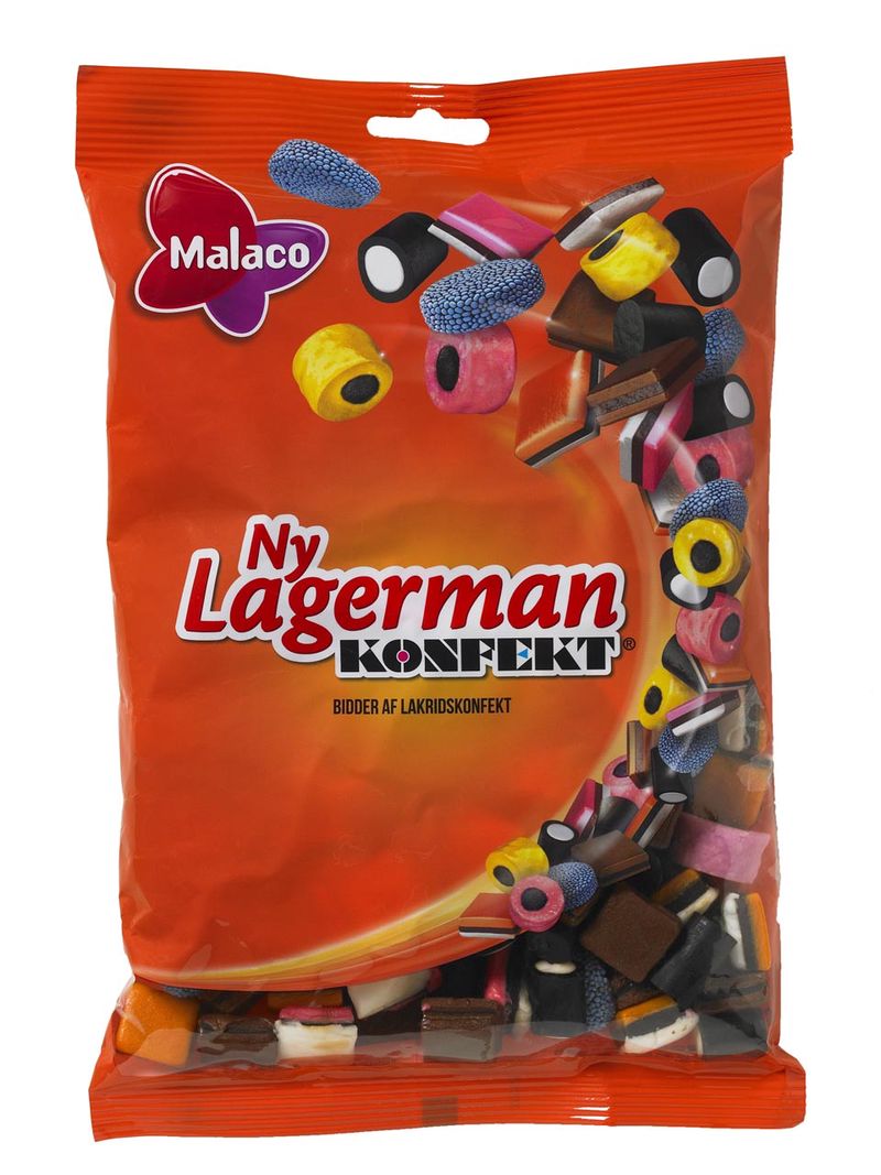 Malaco Lagerman Konfekt 900g
