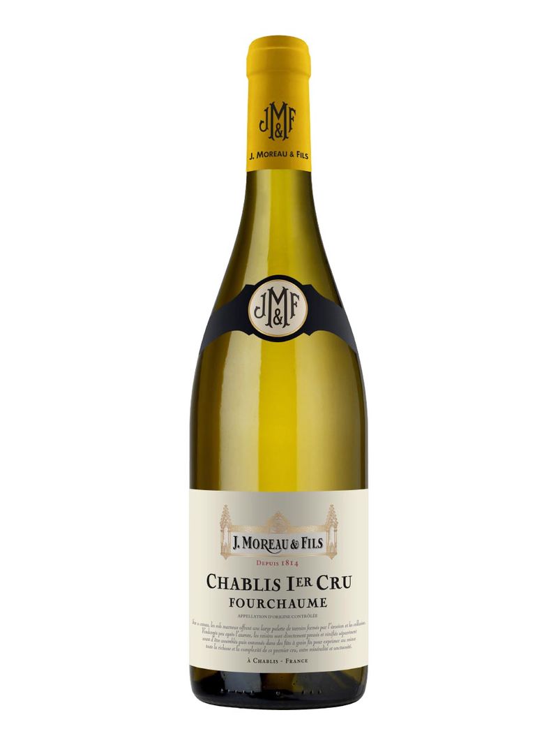 J. Moreau & Fils, Chablis Premier Cru, Fourchaumes, AOC, Burgund, trocken, weiß, 0.75L