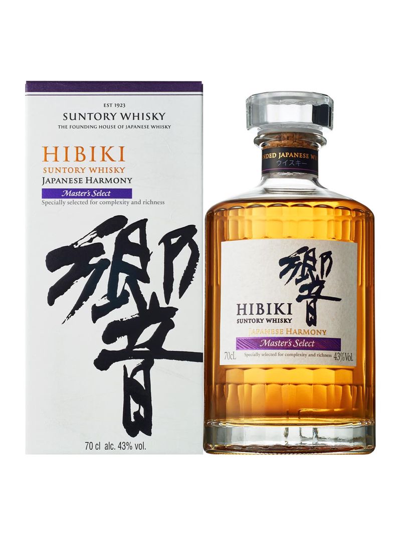 Hibiki Suntory Harmony Master's Select Japanese Blended Whisky 43% 0.7L Geschenkverpackung