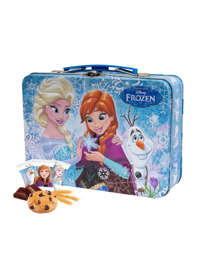 Kekse mit Schokoladentropfen und Metallbox Frozen 20g