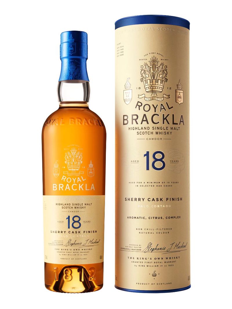 Royal Brackla 18y Single Malt Scotch Whisky 46% 0.7L Geschenkverpackung