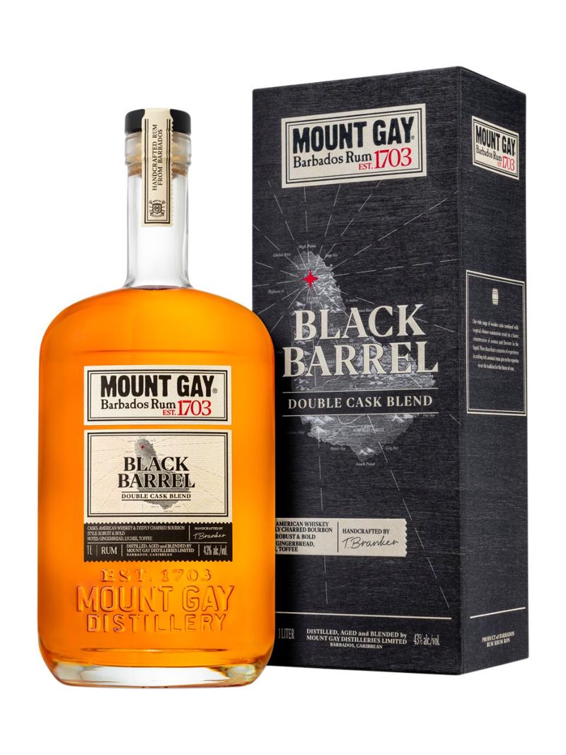 Mount Gay Black Barrel Rum 43% 1L Geschenkverpackung