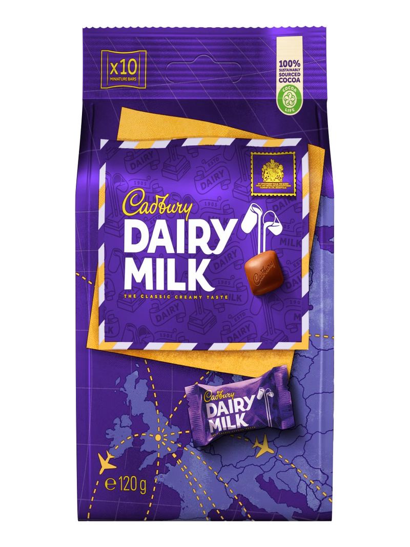 Cadbury Dairy Milk Chunks Bag 120g