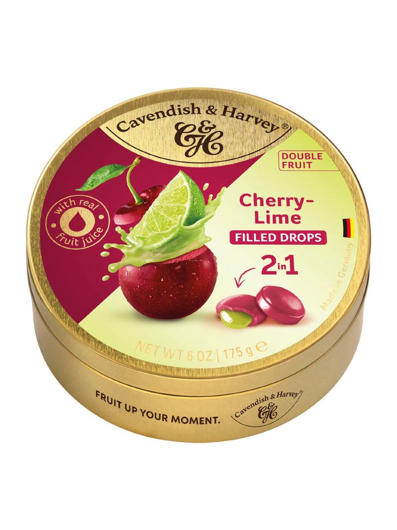 Cavendish & Harvey Duo Fruit Cherry Lime 175g