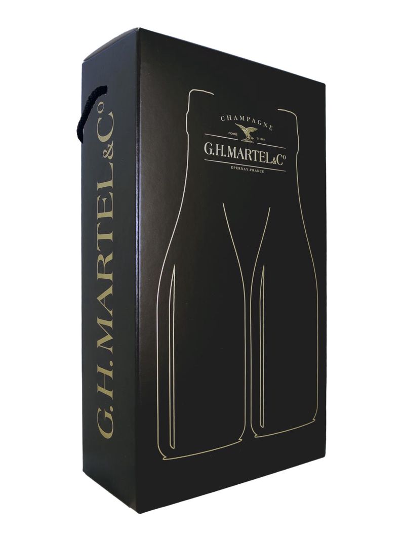Champagne GH Martel, Premier Cru, Champagne, AOC, brut, weiß 2x0.75L (Twin Pack)