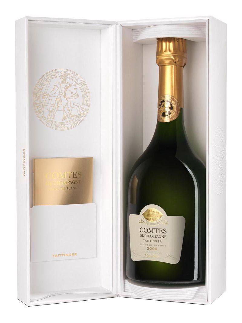 Taittinger, Comtes de Champagne, Blanc de Blancs, Champagne, AOC, Grand Cru, brut, weiß (Geschenkverpackung)0.75L