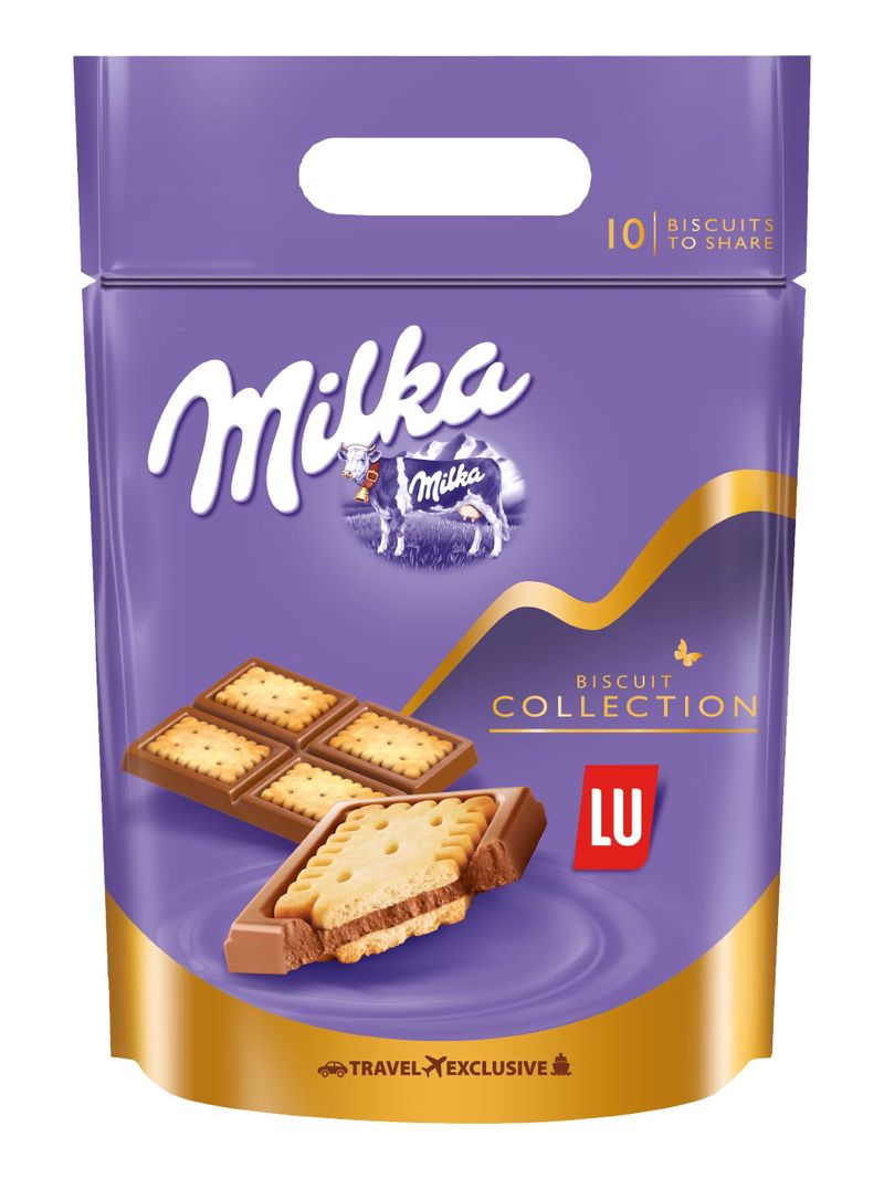 Milka Schokolade mit LU Keksen im Beutel 350g