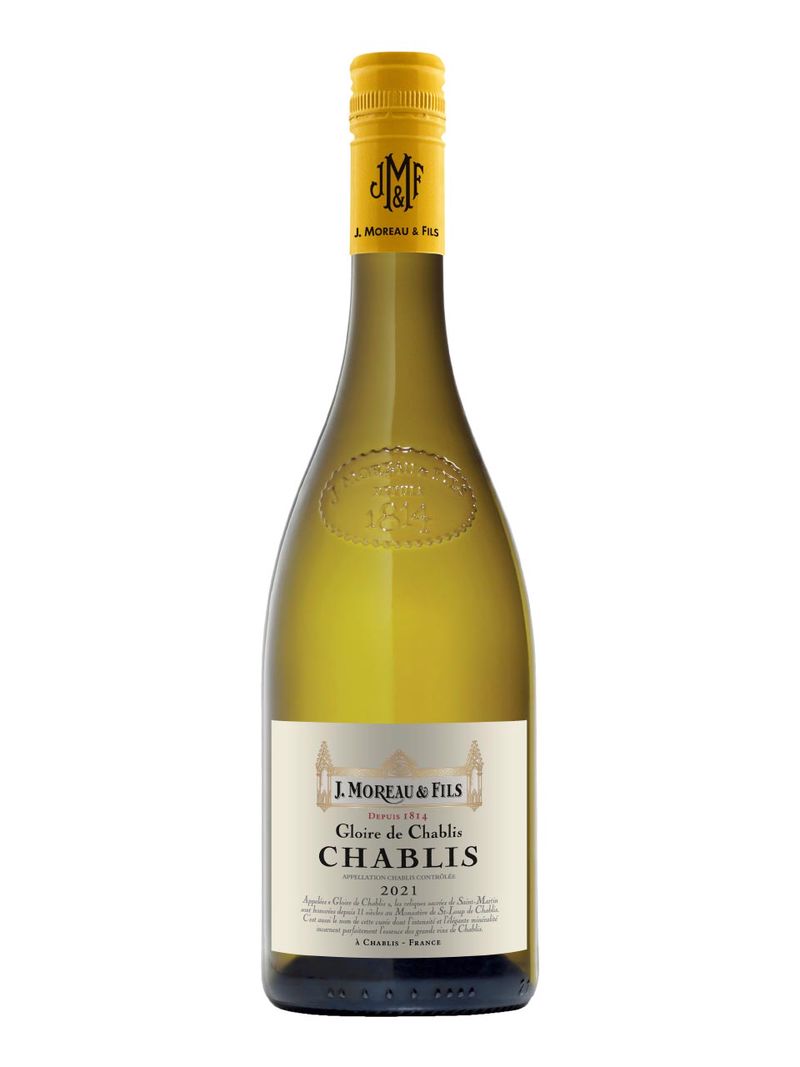 J. Moreau & Fils, Chablis, AOC, trocken, weiß, 0.75L (Drehverschluss)