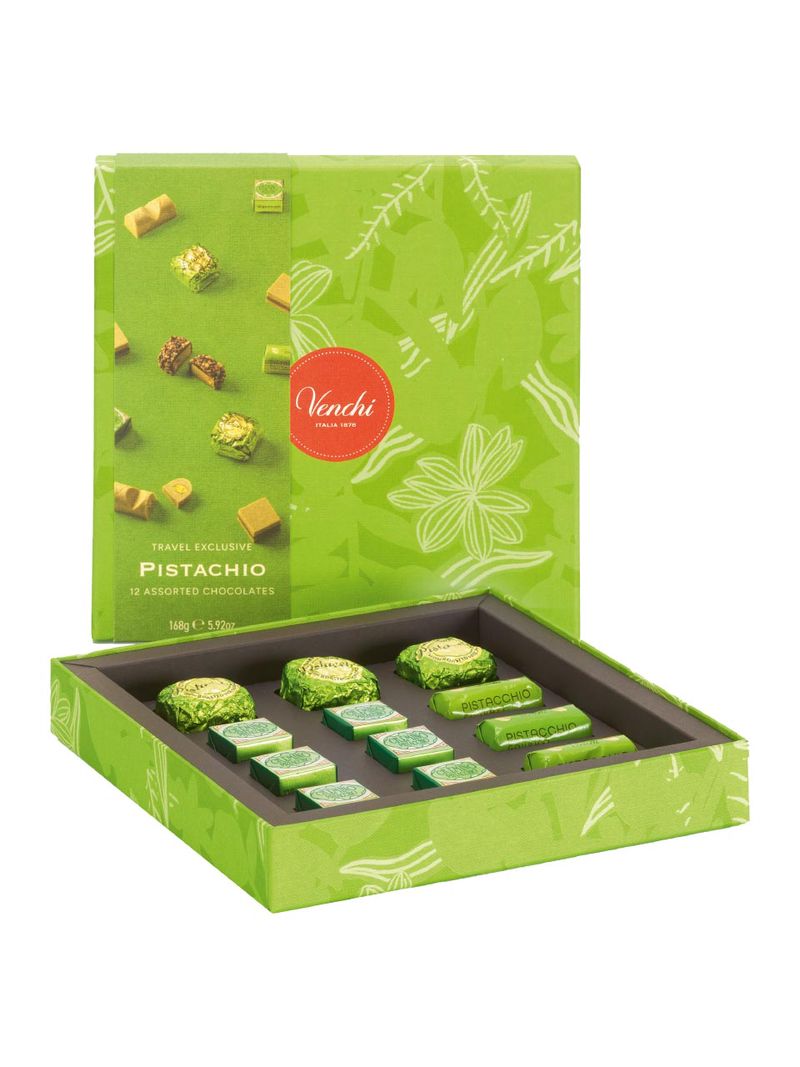 VENCHI TRAVEL RETAIL PISTACHIO COLLECTION-GESCHENKBOX 168g