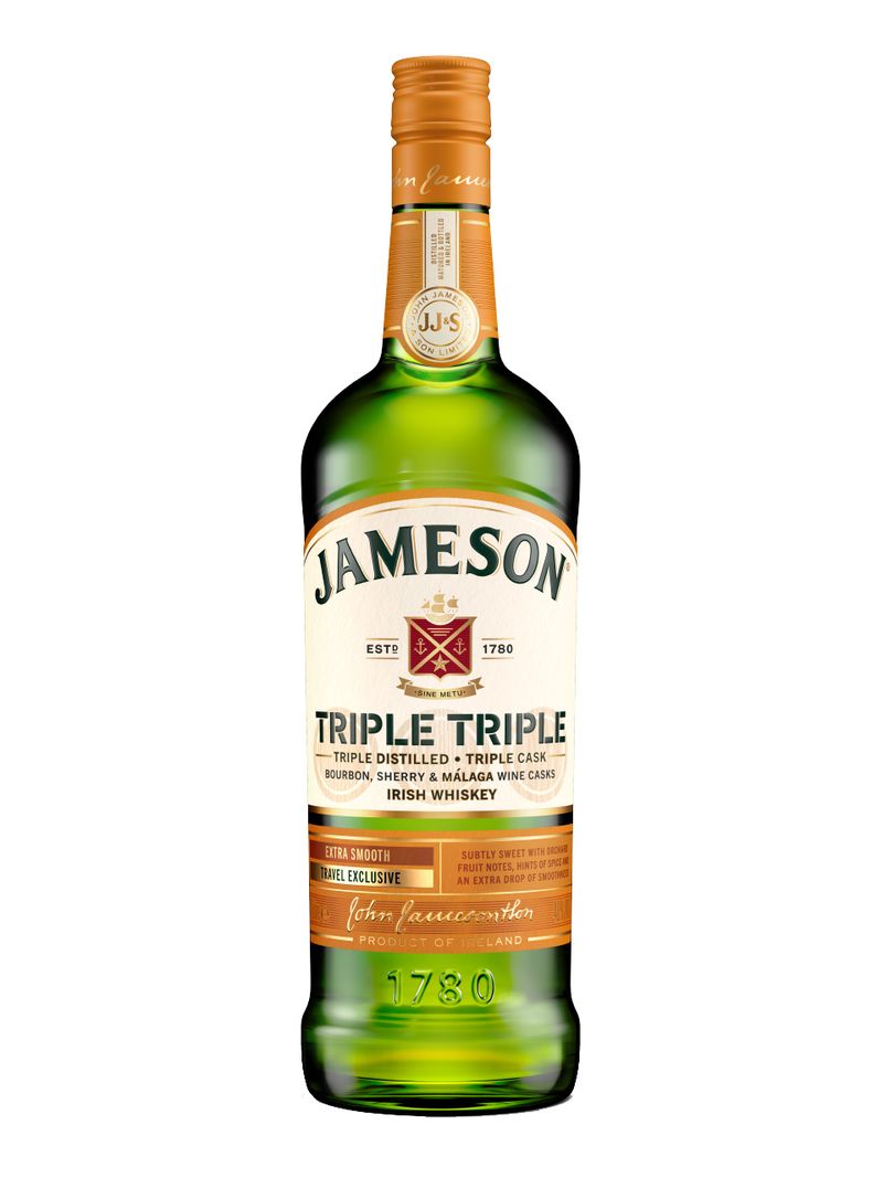 Jameson Irish Whiskey Triple Triple 40% 1L
