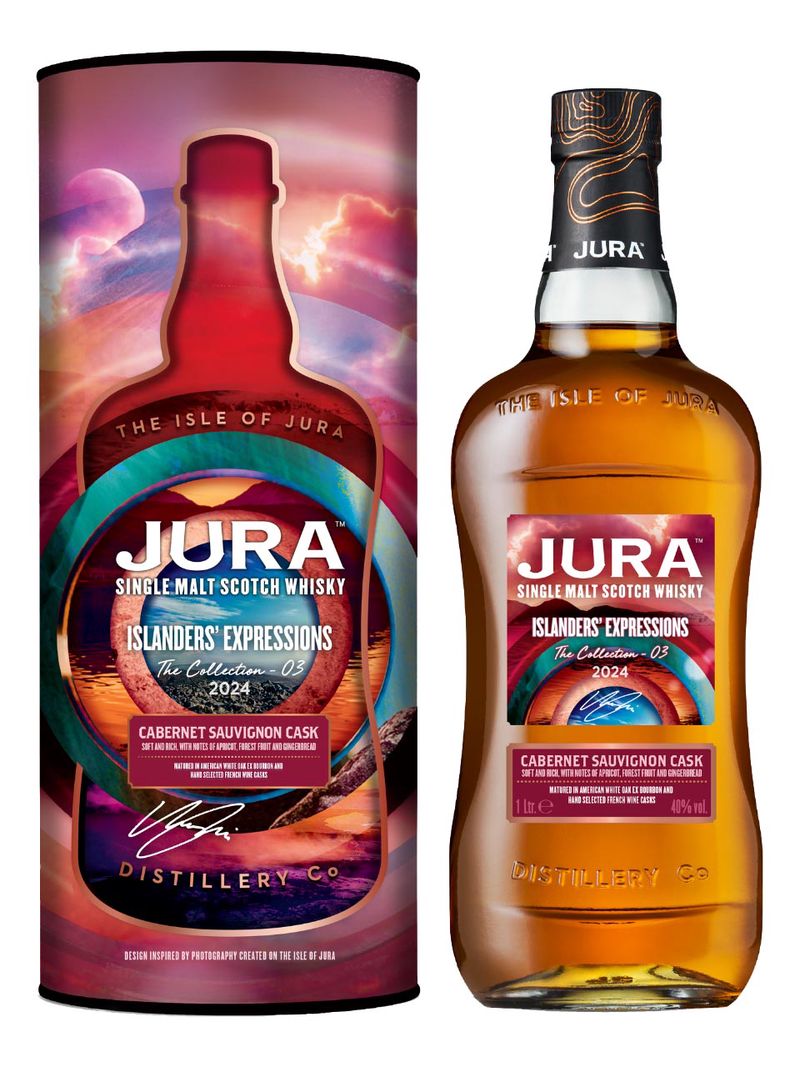 Jura Islanders Expression No. 3 Cabernet Sauv. Cask Edition Island Single Malt Scotch Whisky 40% 1L Geschenkverpackung