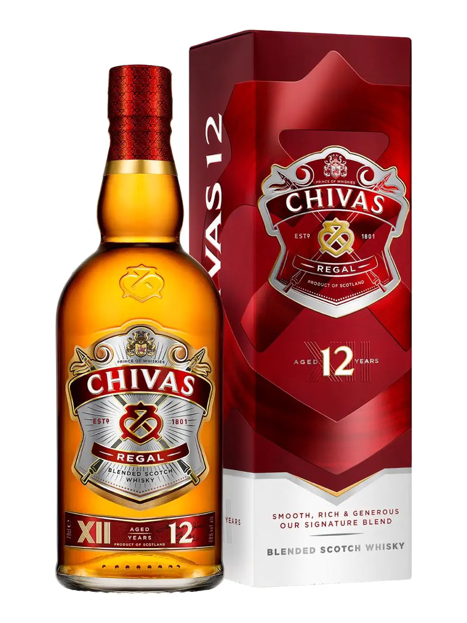 Chivas Regal 12y Blended Scotch Whisky 威士忌40 度1L | 法兰克福