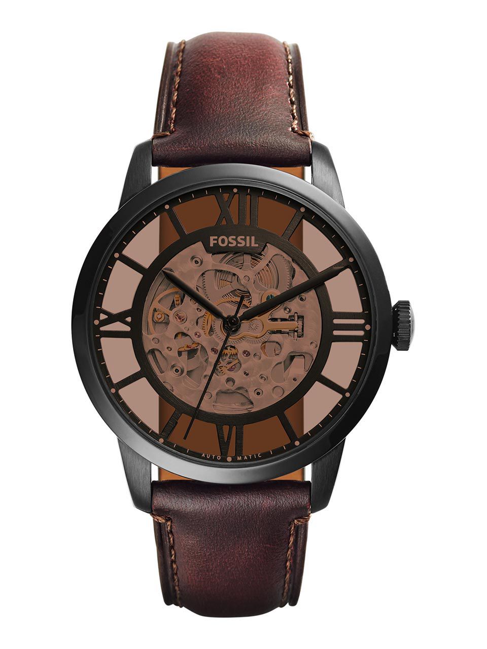 Fossil discount townsman silver