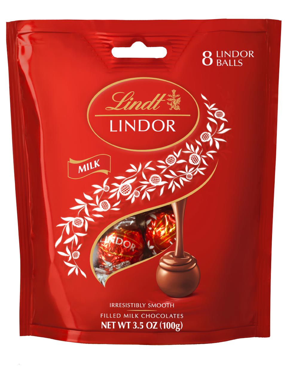 LINDT LINDOR MILK 100G - Aurora Importing