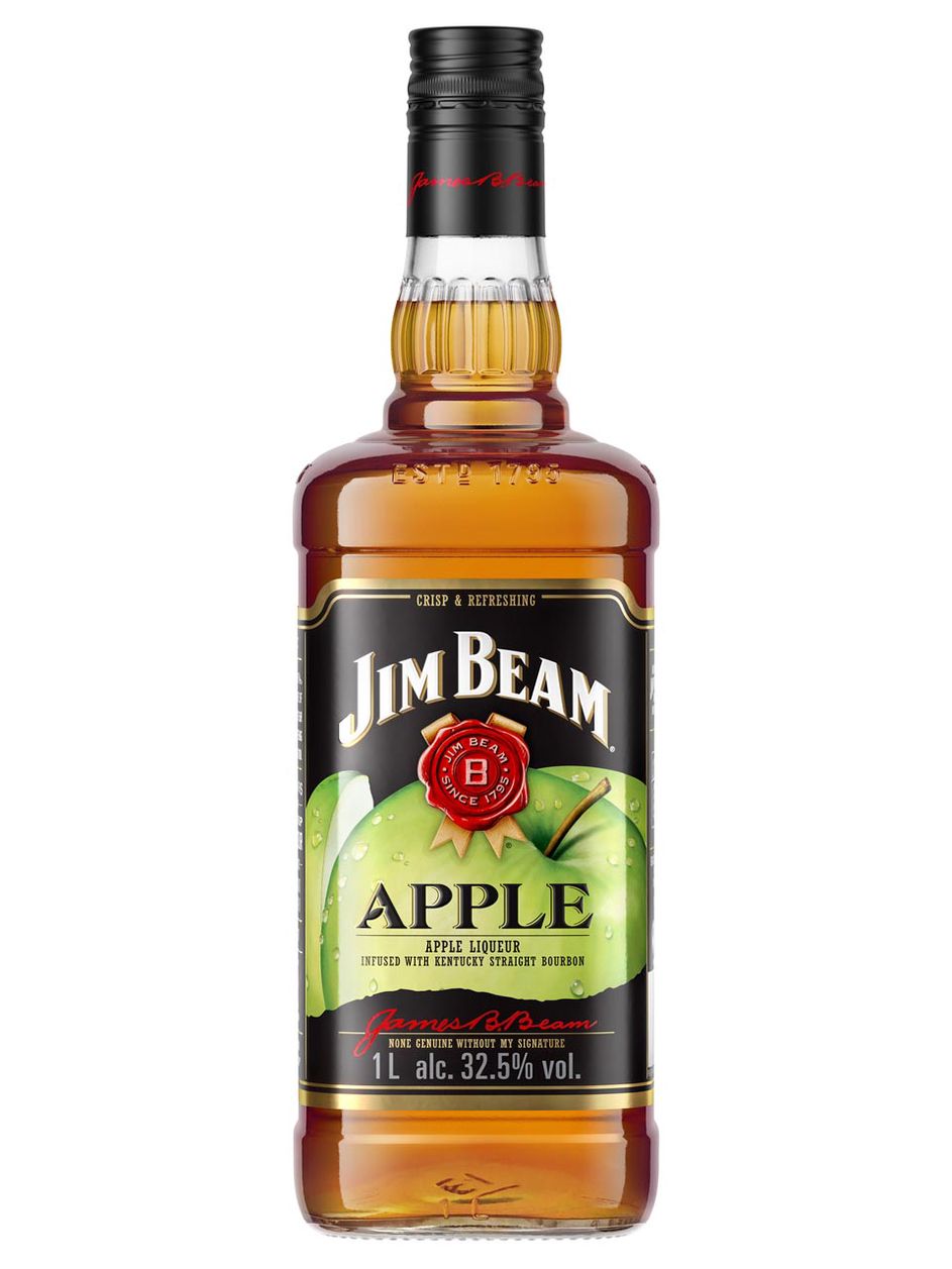 Jim Beam 苹果威士忌 32.5 度 1L 法兰克福机场网上购物
