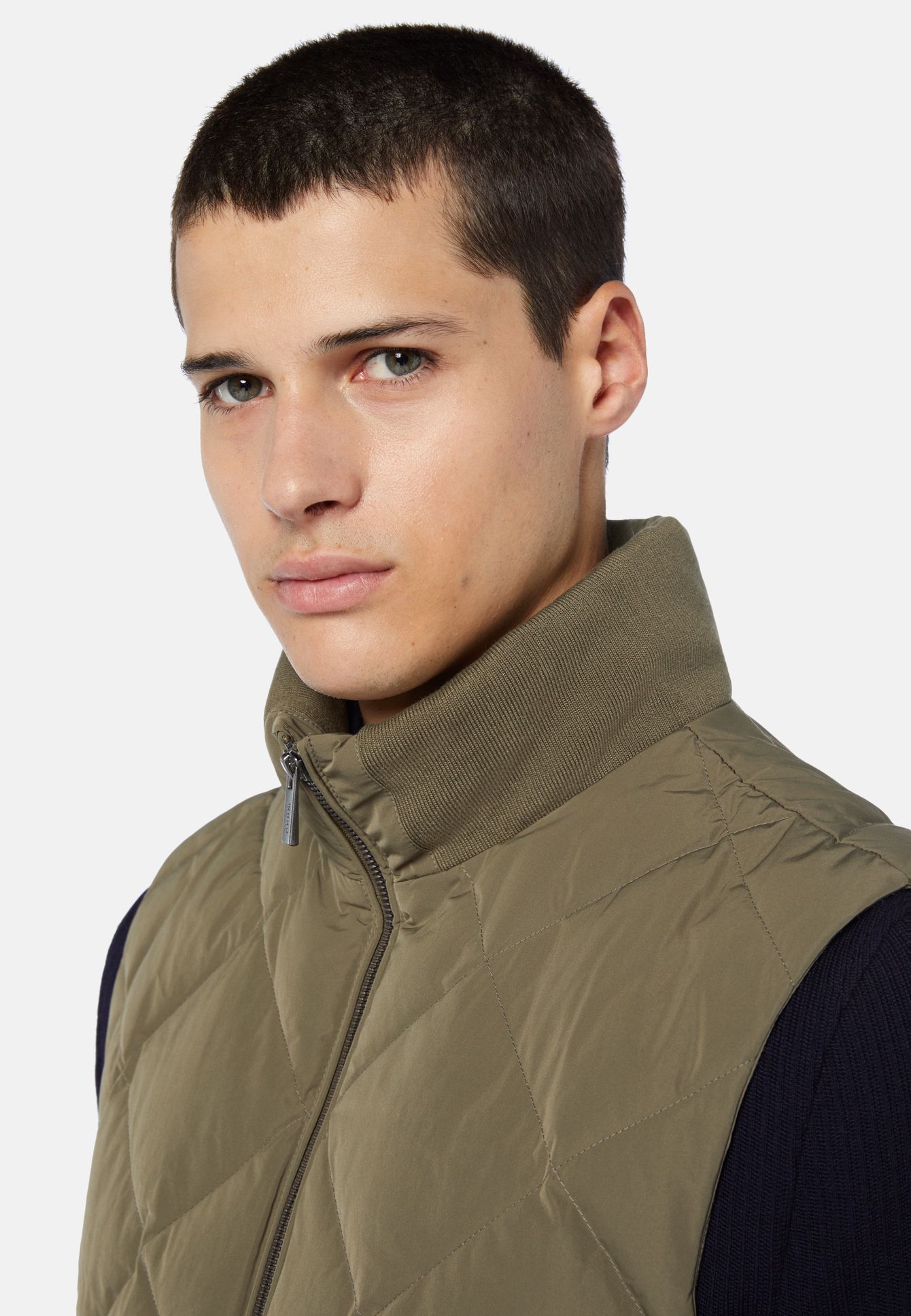 Goose Down Recycled Fabric Waistcoat Frankfurt Airport Online Shopping