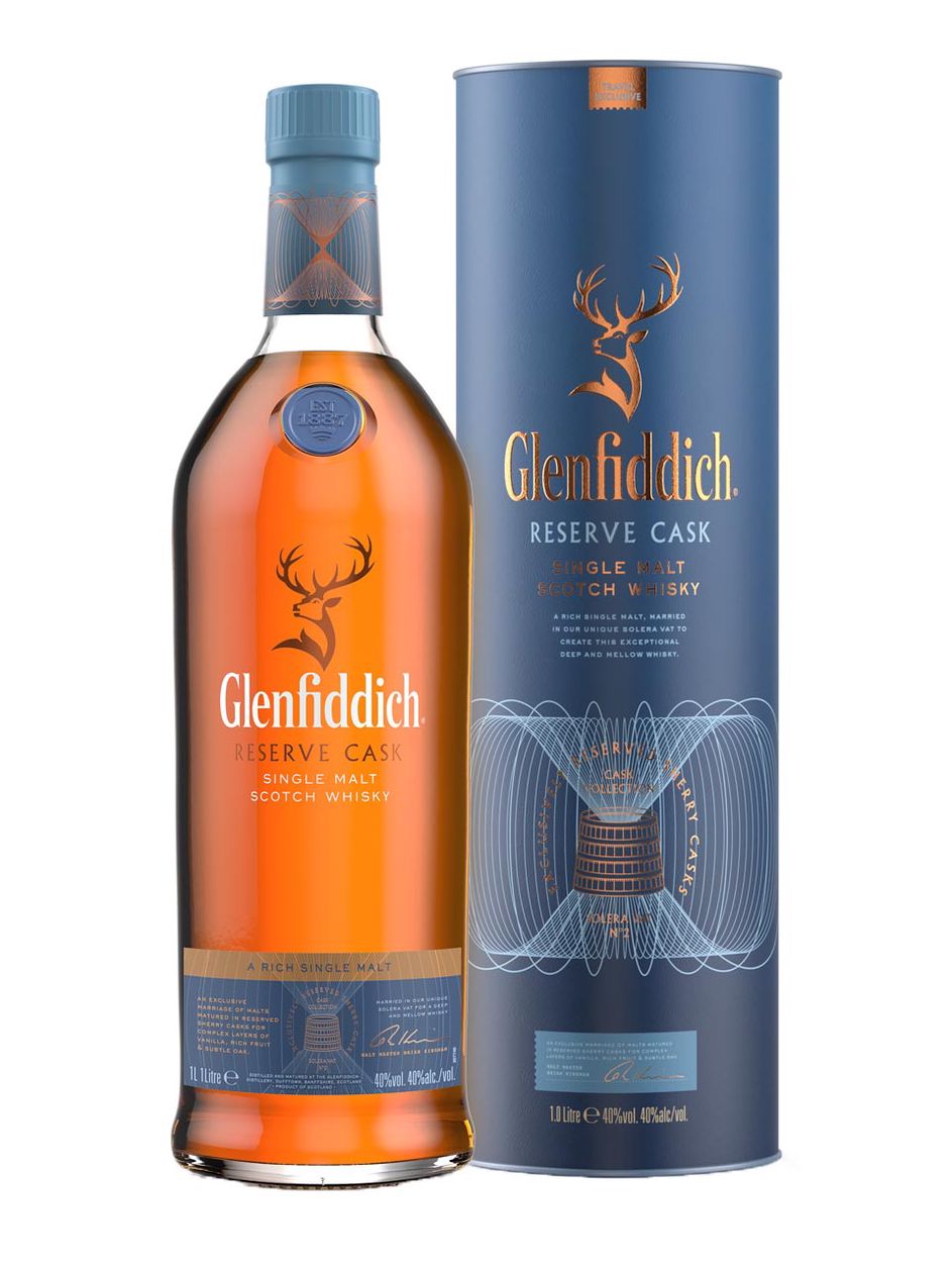 Glenfiddich Reserve Cask 40 1l Tube Frankfurt Airport Online Shopping