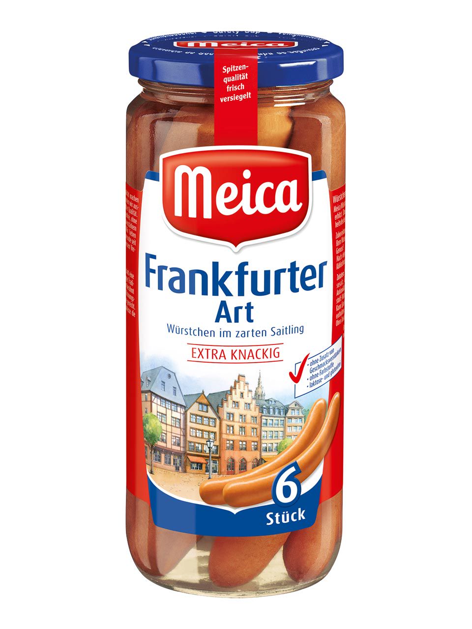 Meica Frankfurter Sausage in a jar, 250g Frankfurt Airport Online