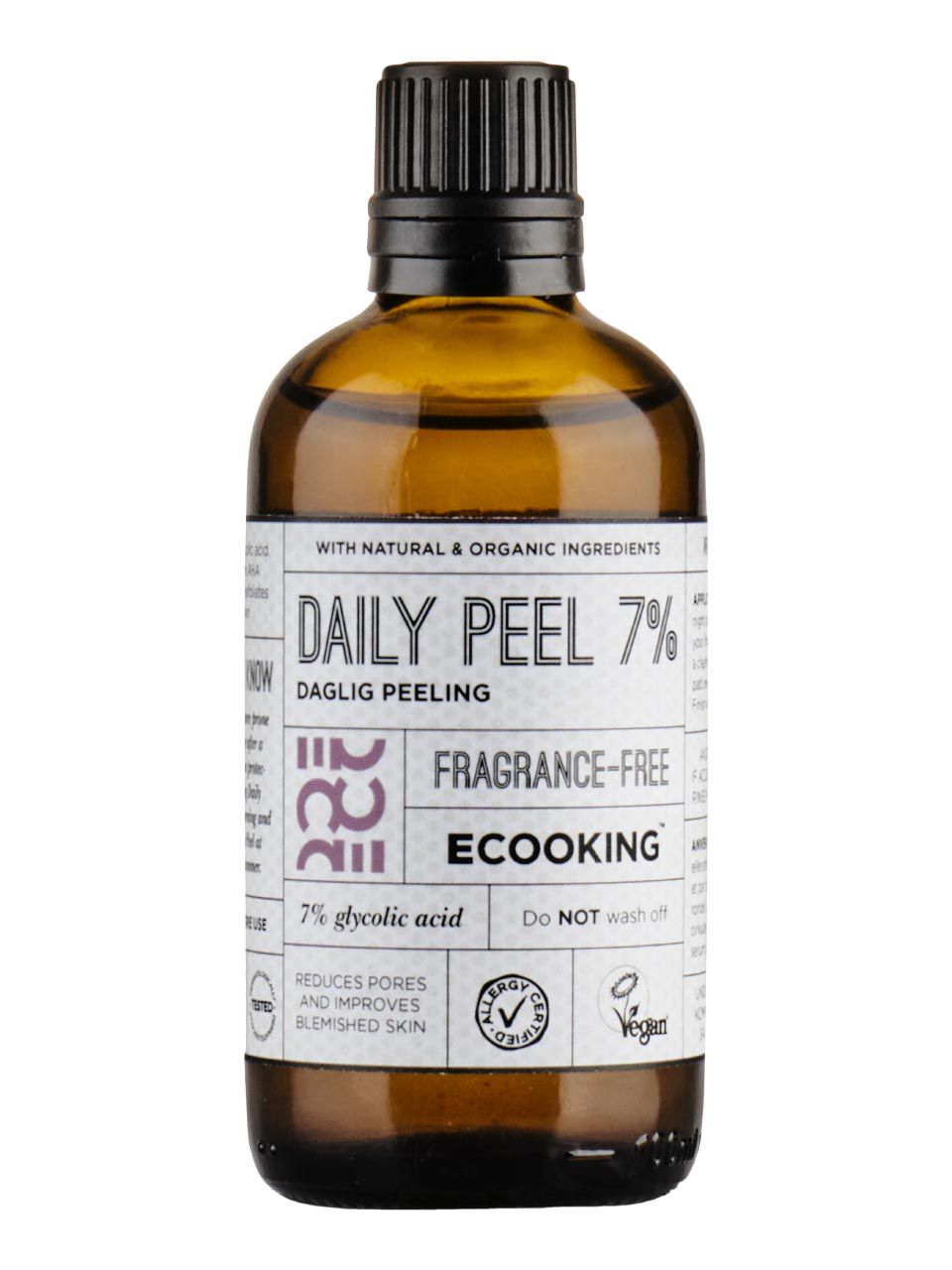 Ecooking Skin Care Face Daily Peel 7 Fragrence Free 100 ml