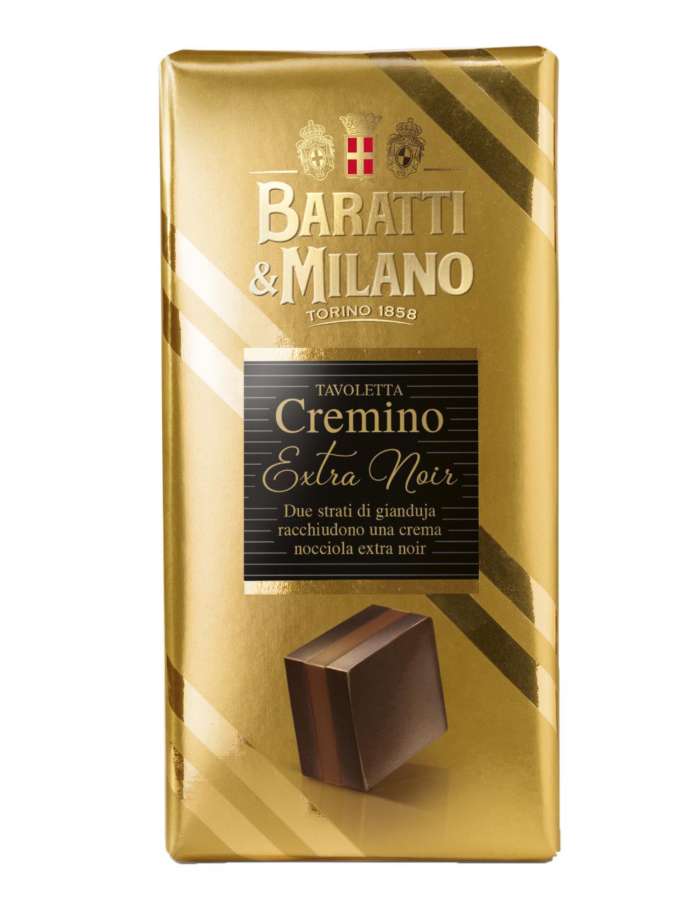 Baratti & Milano Extra Dunkele Cremino Tafel Schokolade 100g