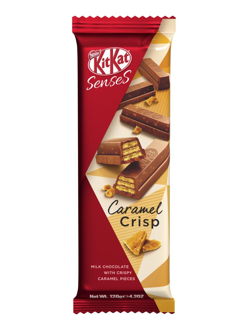 Kitkat Senses Caramel Crisp Tablet 焦糖脆片饼干 120g 法兰克福机场网上购物
