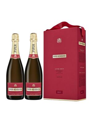 Champagne, Airport Twinpack Online Shopping AOC, Piper-Heidsieck, white 2x0.75L | Brut, Frankfurt brut, Cuvée