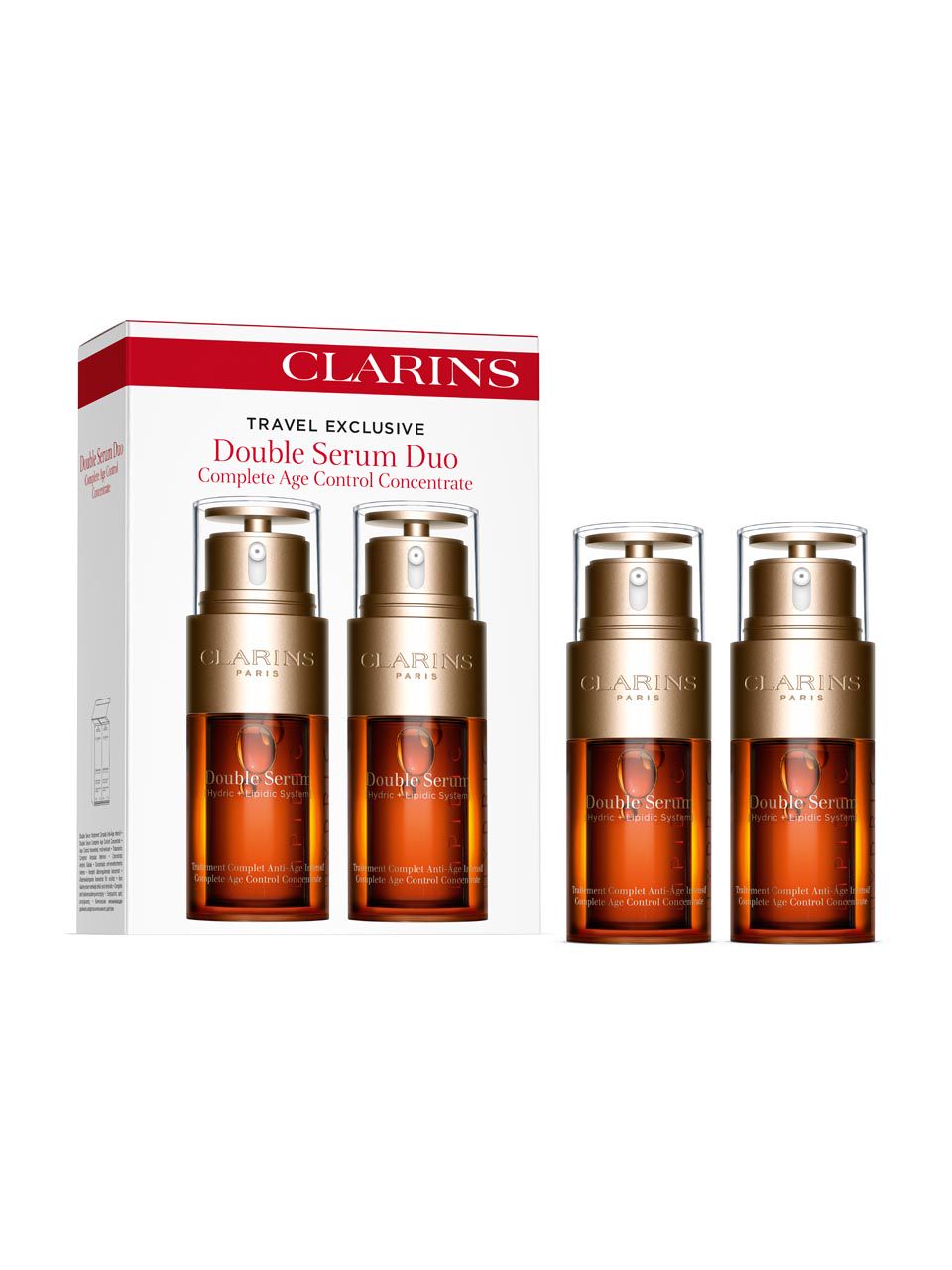 Double serum. Clarins Group. Clearance Double Serum. Clarins Double Serum Set Beauty Flash.